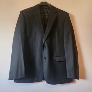 Lauren Ralph Lauren Men's Black Wool Blend Suit Jacket Blazer 42S Formal Prom